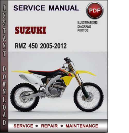 Product picture Suzuki RMZ 450 2005-2012 Factory Service Repair Manual Download Pdf