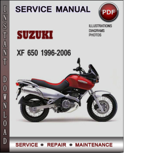 Product picture Suzuki XF 650 1996-2006 Factory Service Repair Manual Download Pdf