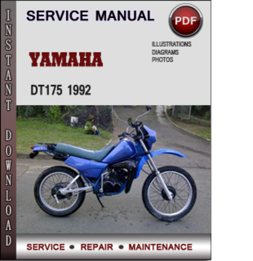 Product picture Yamaha DT175 1992 Factory Service Repair Manual Download Pdf
