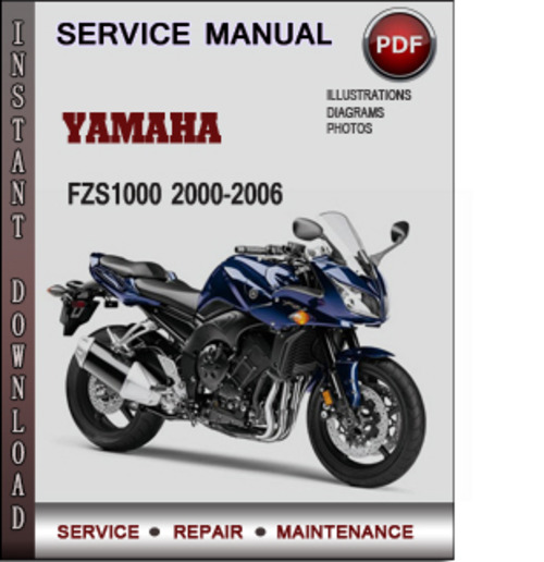 Product picture Yamaha FZS1000 2000-2006 Factory Service Repair Manual Download Pdf