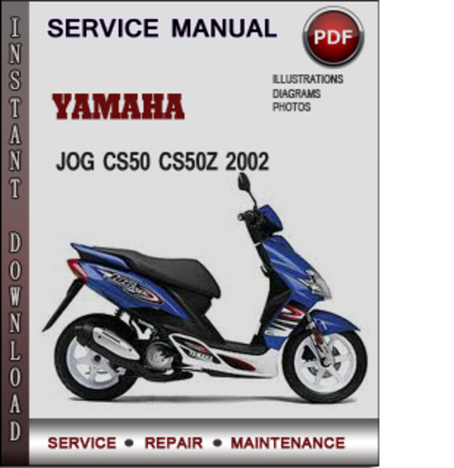 Product picture Yamaha JOG CS50 CS50Z 2002 Factory Service Repair Manual Download Pdf